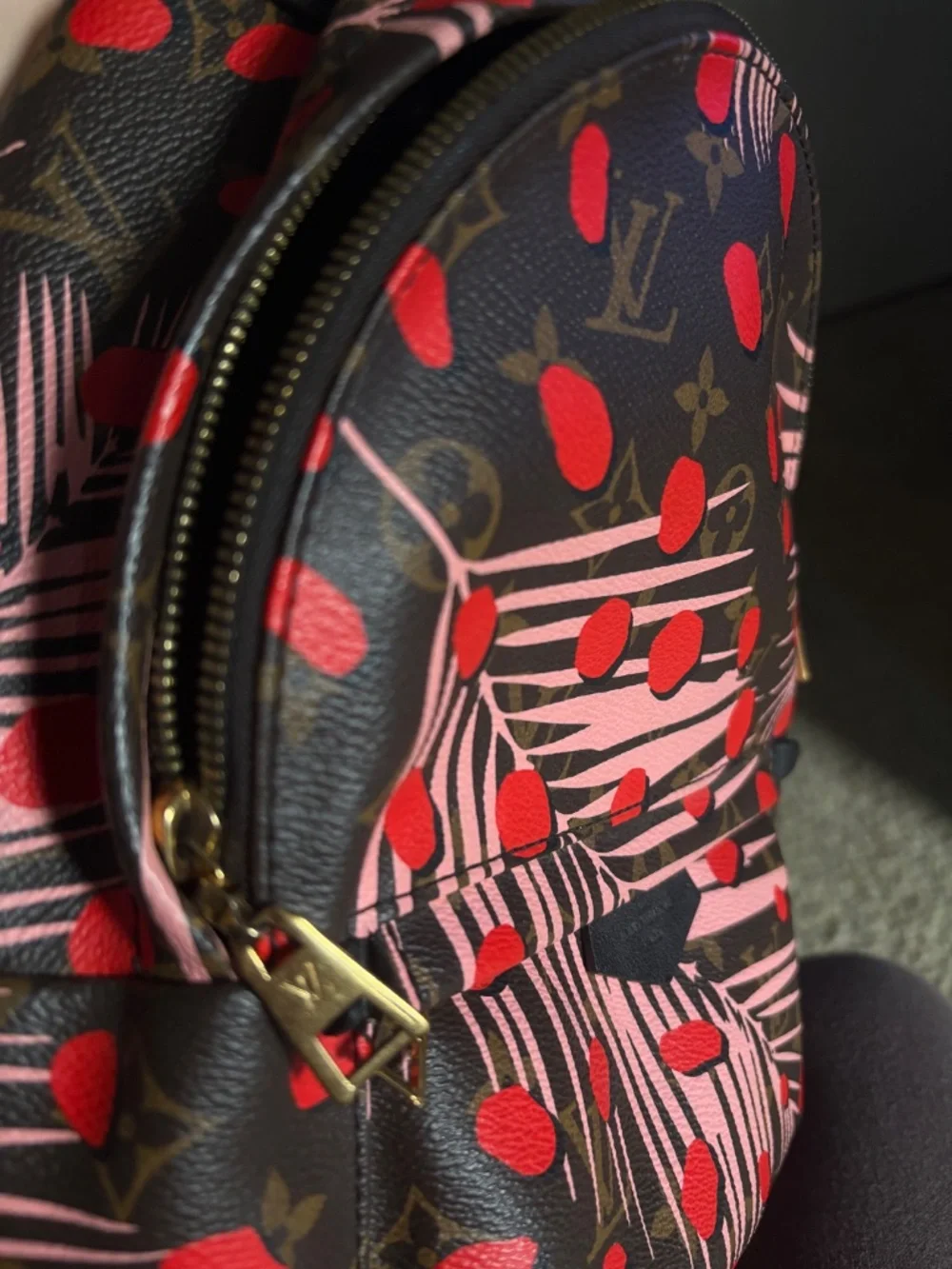 Limited edition Louis Vuitton jungle dots Palm Springs backpack - Picture 2 of 3